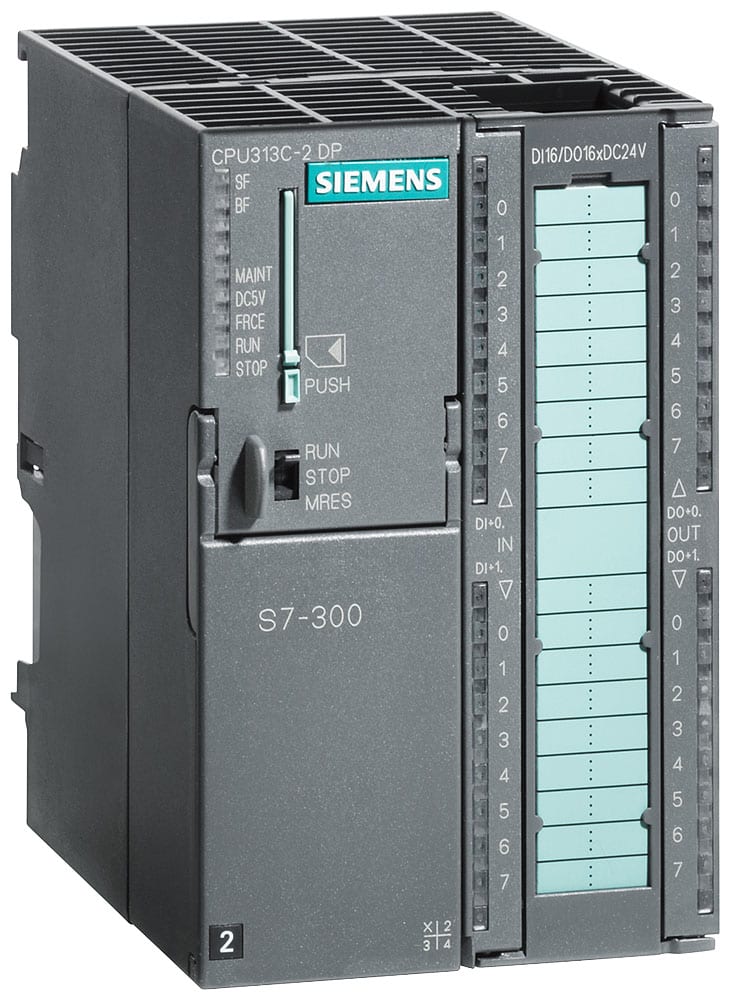 SIEMENS - SIE6AG13136CG047AB0 SIPLUS S7-300 CPU 313C-2 DP 16DI/16DQ, 128 KB -25 ... +70 °C con Conformal Coating based on 6ES7313-6CG04-0AB0