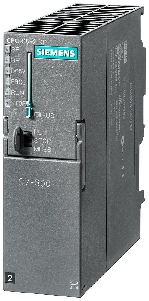 SIEMENS - SIE6AG13152AH147AB0 SIPLUS S7-300 CPU 315-2 DP 256 KB -25 ... +70 °C con Conformal Coating based on 6ES7315-2AH14-0AB0