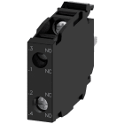SIEMENS - SIE3SU14001AA101QA0 Modulo di contatti con 2 contatti, 1NO+1NC, contatti dorati, morsetti a vite