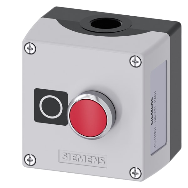 SIEMENS SIE3SU18510AC002AB1 PULS.1 FOR GRIGIA,PULS.ROSSO 1NC,TARGH.O
