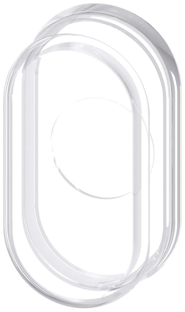 SIEMENS - SIE3SU19000DG700AA0 Cappuccio di protezione in silicone per pulsante doppio, piatto, trasparente