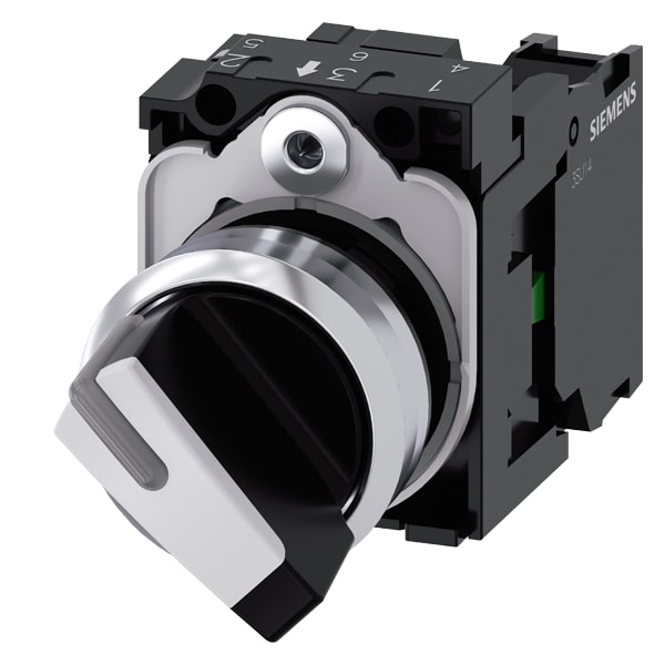 SIEMENS SIE3SU11502BF601BA0 SEL.LUM.LEVA BIANCO MANT.2POS. 1NA