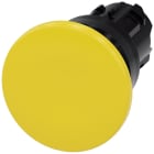 SIEMENS - SIE3SU10001BD300AA0 PULS. FUNGO GIALLO 40MM PLAST.