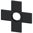 SIEMENS - SIE3SU19000AM100AA0 Portatarghetta per manipolatore joystick, colore nero, per targhetta 27 x 27 mm
