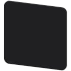 SIEMENS - SIE3SU19000AE160AA0 Targhetta identificativa 27 x 27 mm, colore nero, senza iscrizione