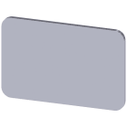 SIEMENS - SIE3SU19000AD810AA0 Targhetta identificativa 17,5 x 27 mm, colore argento, senza iscrizione