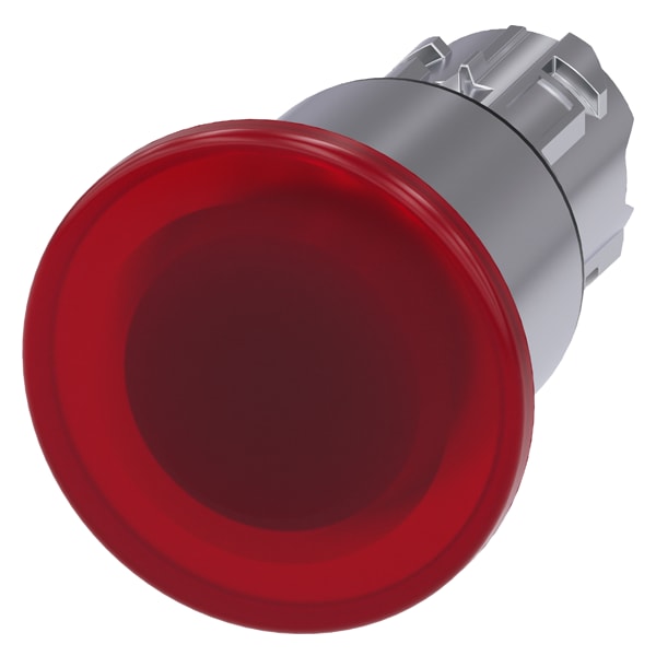 SIEMENS SIE3SU10511ED200AA0 PULS.LUM.FUNGO ROSSO 3POSIZIONI 40MM