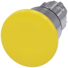 SIEMENS - SIE3SU10501BA300AA0 Pulsante a fungo, 22 mm, rotondo, in metallo lucido, colore giallo