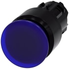 SIEMENS - SIE3SU10011AA500AA0 Pulsante a fungo, illuminato, 22 mm, rotondo, in plastica, colore blu, 30 mm