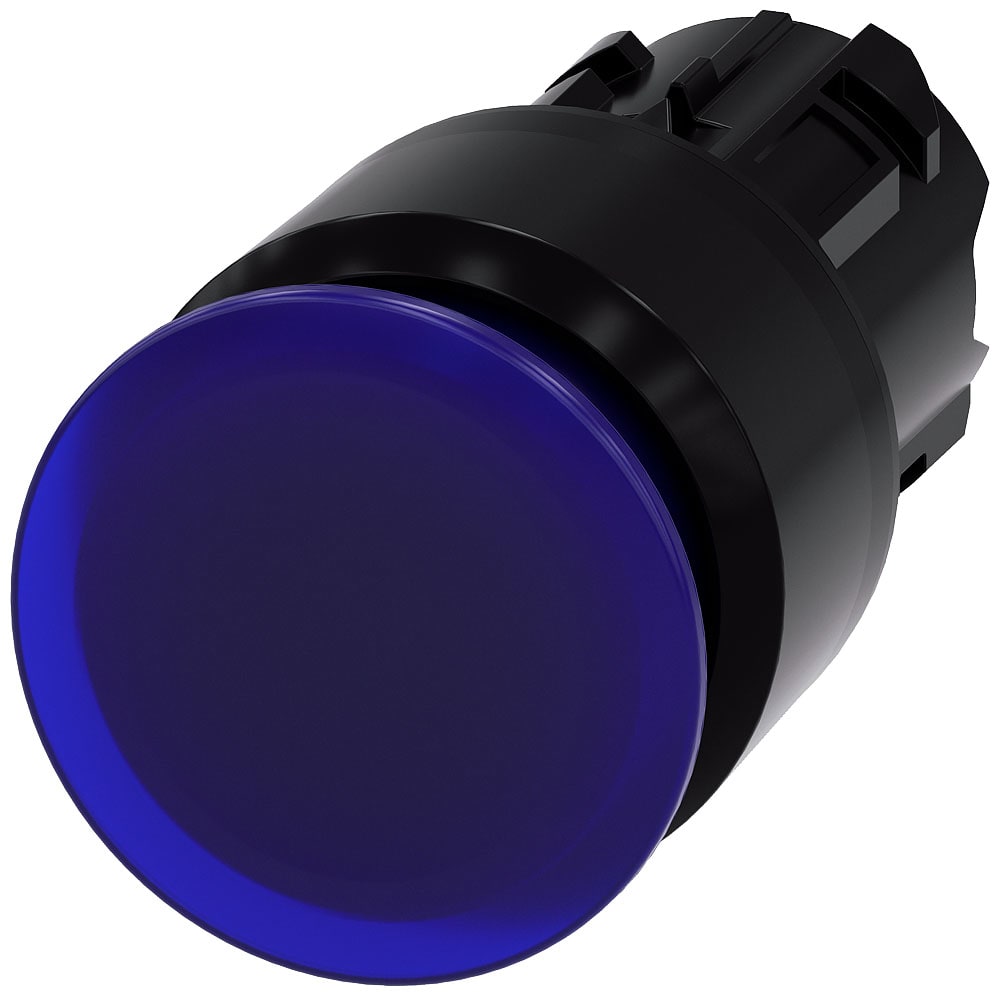 SIEMENS - SIE3SU10011AA500AA0 PULS.LUM.FUNGO BLU SBLOC. TRAZ. 30MM