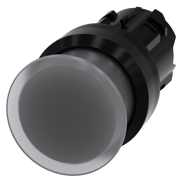 SIEMENS SIE3SU10011AD700AA0 PULS.LUM.FUNGO TRASPARENTE 30MM