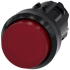 SIEMENS - SIE3SU10010BB200AA0 Pulsante, illuminato, 22 mm, rotondo, in plastica, colore rosso, bottone
