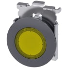 SIEMENS - SIE3SU10610JB300AA0 Pulsante, illuminato, 30 mm, rotondo, in metallo opaco, colore giallo