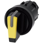 SIEMENS - SIE3SU10022BP300AA0 Selettore, illuminabile, 22 mm, rotondo, in plastica, colore giallo