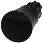 SIEMENS - SIE3SU10001HB100AA0 Pulsante a fungo, 22 mm, rotondo, in plastica, colore nero, sblocco a rotazione