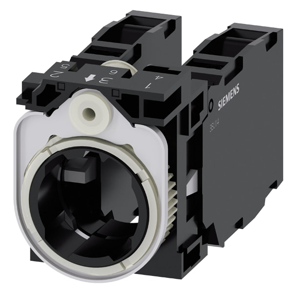 SIEMENS SIE3SU15001AA101LA0 HOLDER PLAST. 2X(1NO+1NC) VITE