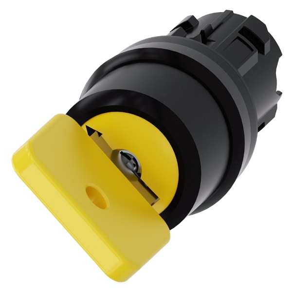 SIEMENS SIE3SU10004JF010AA0 SEL.KEY 73033 GIALLO 2POS 0-I, 0
