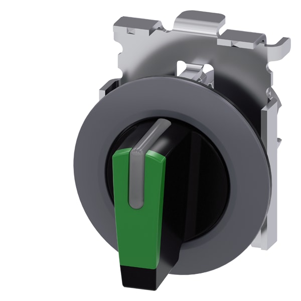 SIEMENS SIE3SU10622DL400AA0 SEL.LUM.LEVA VERDE 3POS MANT 30MM