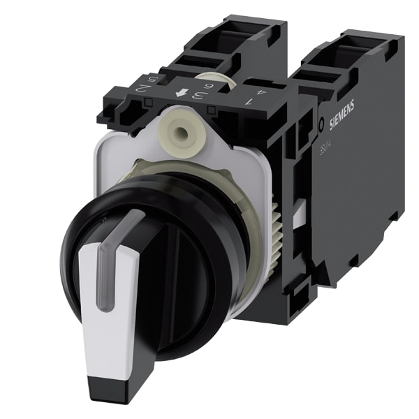 SIEMENS SIE3SU11002BM601LA0 SEL.LUM PLAST.BIA MOMENT.3P 2X(1NO+1NC)E