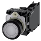 SIEMENS - SIE3SU11060AB603FA0 PULS.LUM.PLAST.BIANC MOMEN.1NO+1NC LED23