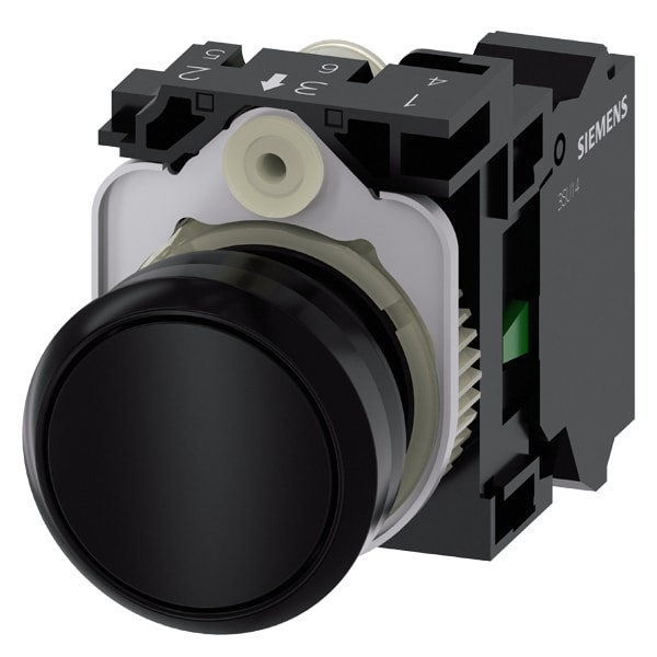 SIEMENS SIE3SU11000AB103BA0 PULS. PIATTO NERO MOLLA 1NA