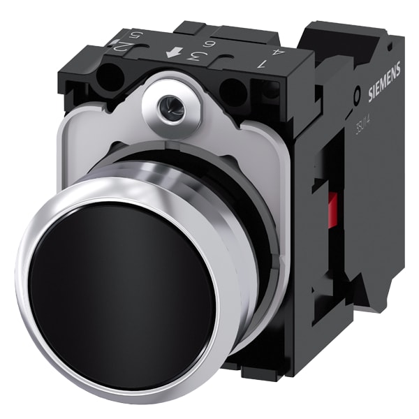 SIEMENS SIE3SU11500AB103CA0 PULS. PIATTO NERO MOLLA 1NC