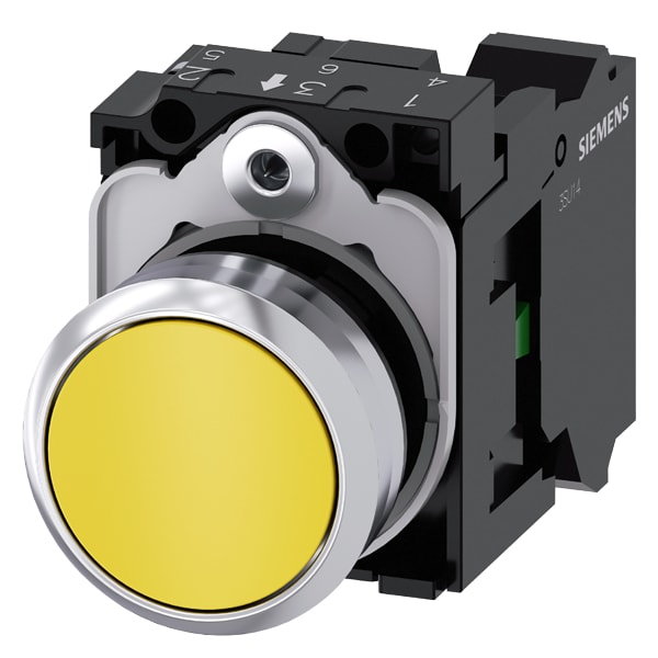 SIEMENS SIE3SU11500AB303BA0 PULS. PIATTO GIALLO MOLLA 1NA
