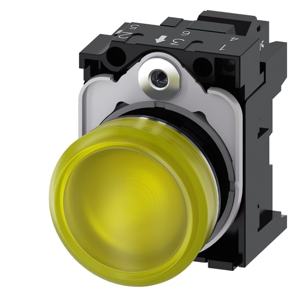 SIEMENS SIE3SU11566AA303AA0 IND.LUM.GIALL.LENTE LISC.MOLL.LED 230V A