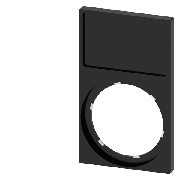 SIEMENS SIE3SU19000AP100AA0 PORTA TARGH. 17,5X27MM SERIE QUADR. PIAT