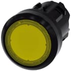 SIEMENS - SIE3SU10010AA300AA0 Pulsante, illuminato, 22 mm, rotondo, in plastica, colore giallo, bottone