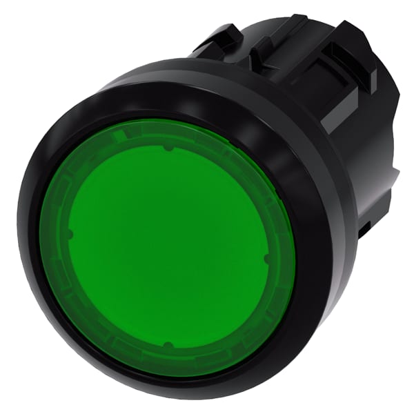 SIEMENS SIE3SU10010AA400AA0 PULS.LUM.PIATTO PASSO-PASSO VERDE