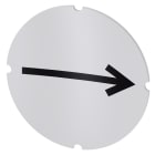 SIEMENS - SIE3SU19000AB710QR0 INSERTO TRASP. X PULS. SIMB FRECCIA DX