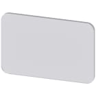 SIEMENS - SIE3SU19000AD700AA0 Targhetta identificativa 17,5 x 27 mm, trasparente, senza iscrizione