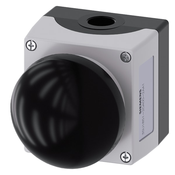 SIEMENS SIE3SU18512GA002AA1 PULSANT.MET. FUNGO NERO AMPIA SUP. 1NO