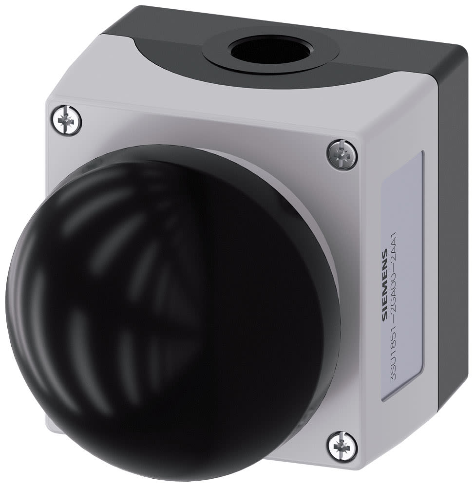 SIEMENS - SIE3SU18512GA002AA1 PULSANT.MET. FUNGO NERO AMPIA SUP. 1NO