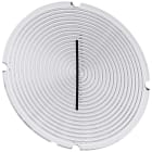 SIEMENS - SIE3SU19000AB710QB0 Inserto piatto per pulsante luminoso, rotondo, colore opalescente, simbolo: I*