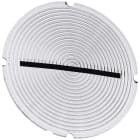 SIEMENS - SIE3SU19000AB710QY0 Inserto piatto per pulsante luminoso, rotondo, colore opalescente, simbolo: Diminuzione, meno