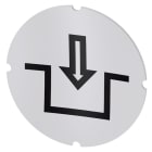 SIEMENS - SIE3SU19000AB710RK0 INSERTO TRASP. X PULS. SIMB BLOCCO