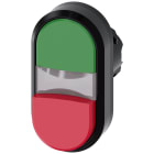 SIEMENS - SIE3SU10013BB420AA0 PULS.LUM.DOPPIO PIATTO VERDE-SPORG.ROSSO