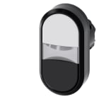 SIEMENS - SIE3SU10003AB610AA0 PULS. DOPPIO PIATTO BIANCO-NERO