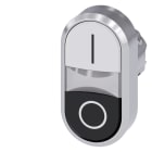 SIEMENS - SIE3SU10503AB610AK0 PULS. DOPPIO PIATTO BIANCO-NERO I-O