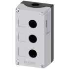 SIEMENS - SIE3SU18030AA000AB1 PULSANTIERA VUOTA GRIGIA 3 FORI