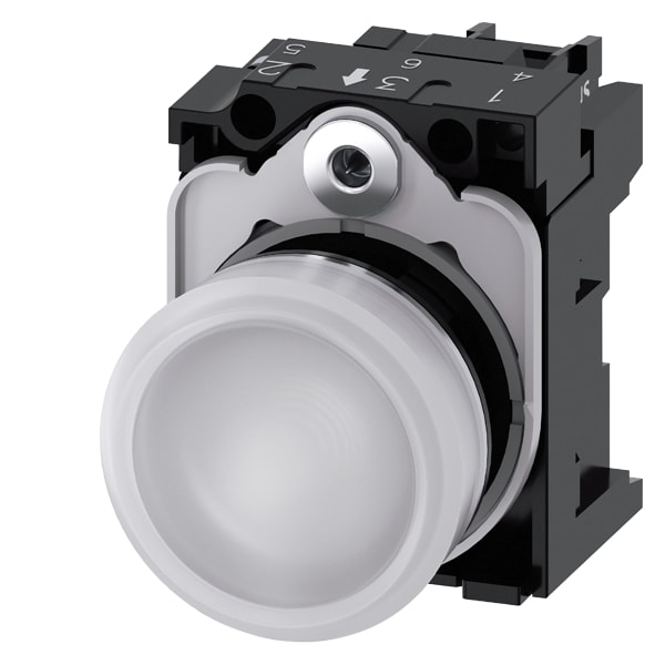 SIEMENS SIE3SU11566AA601AA0 IND.LUM.BIANCO LENTE LISCIA LED 230V AC