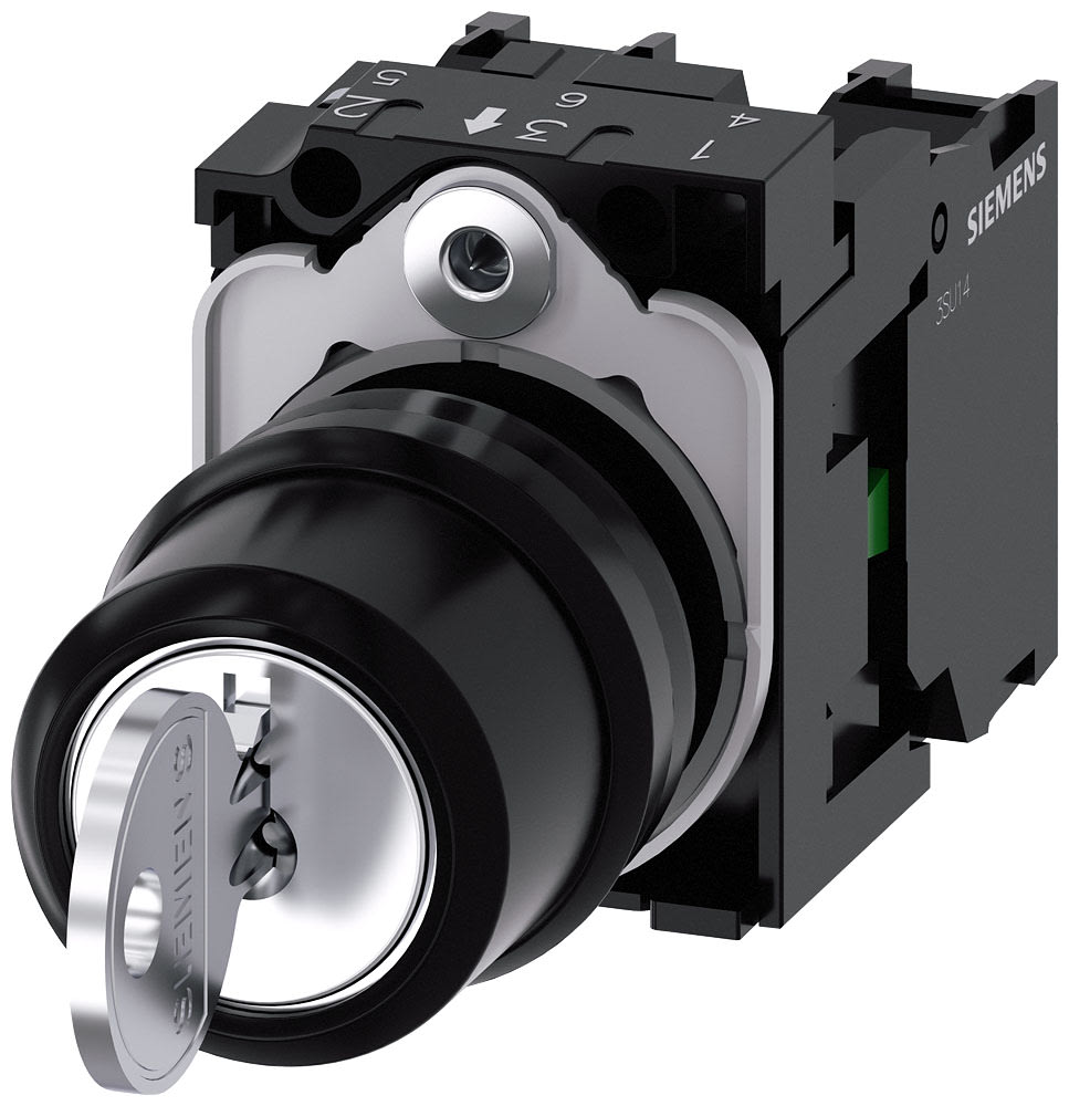 SIEMENS - SIE3SU11004BL111NA0 SEL.KEY SB30 3POS I-0-II, I+0-II 1NA
