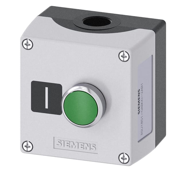 SIEMENS SIE3SU18510AB002AB1 PULS.1 FOR GRIGIA,PULS.VERDE 1NA,TARGH.I