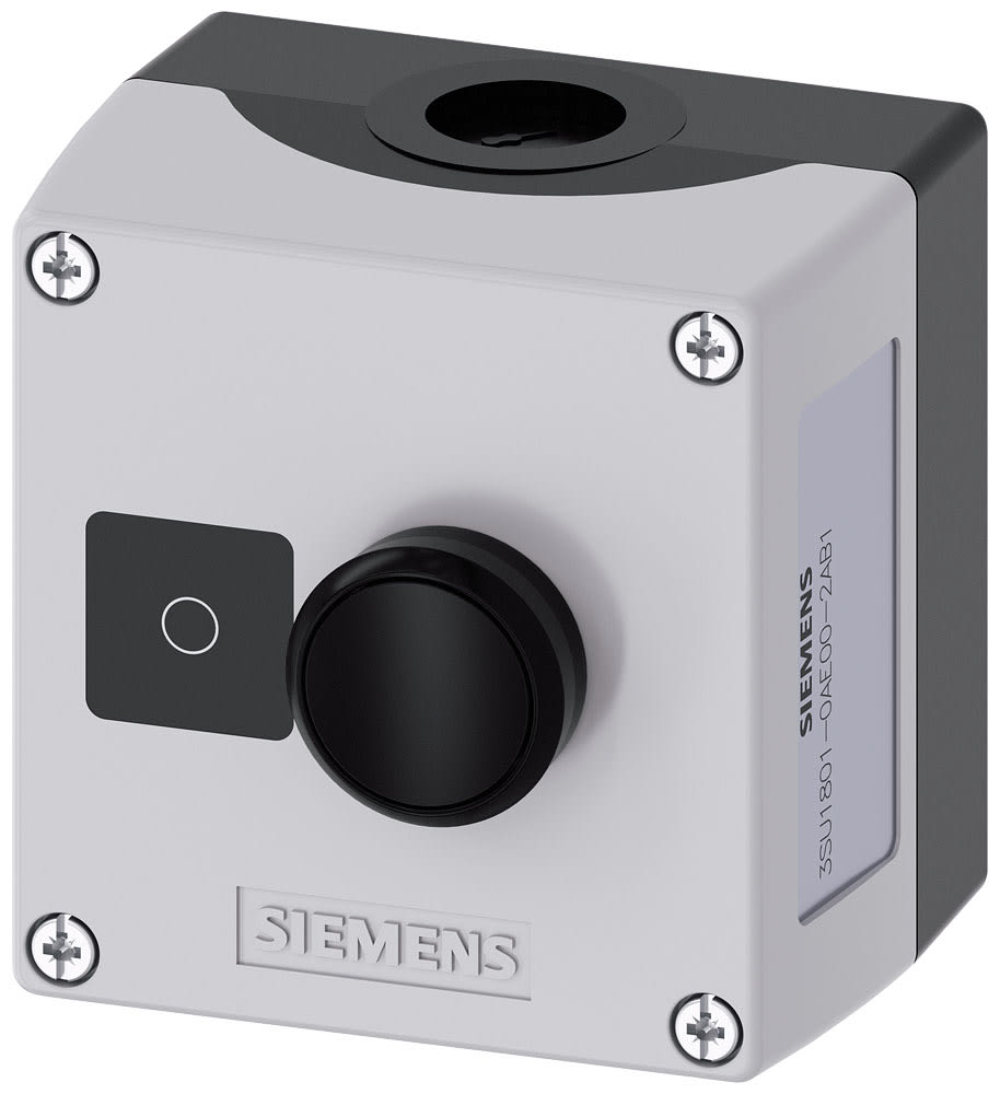 SIEMENS - SIE3SU18010AE002AB1 PULS.1 FOR GRIGIA,PULS.NERO 1NC,TARGH.O