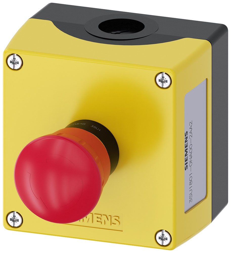 SIEMENS - SIE3SU18010NA002AA2 PULSANT.F.EMERG 1NC SENZ COL