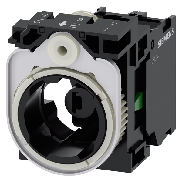 SIEMENS SIE3SU15011AG601BA0 SUPP. FISS. CON LED BIANCO 6-24V UC-1NA