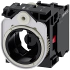 SIEMENS - SIE3SU15011AG301CA0 Supporto per 3 moduli, 1NC, modulo LED, colore giallo, AC/DC 6 ... 24 V