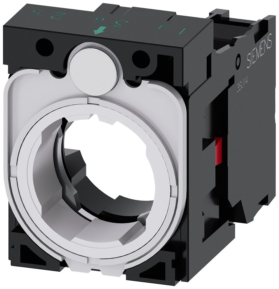 SIEMENS - SIE3SU15001AA101CA0 Supporto per 3 moduli, 1NC